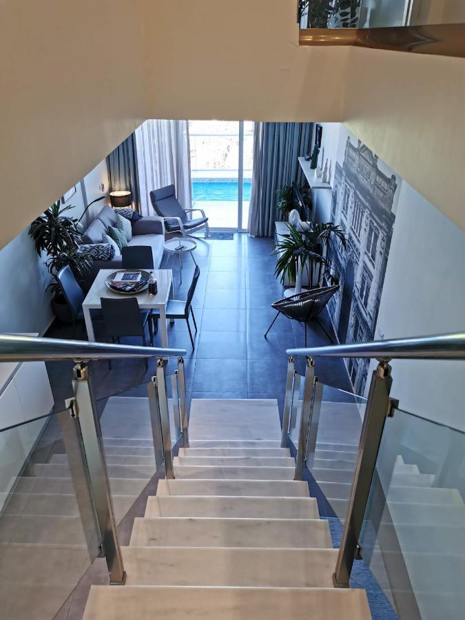 Duplex Maisonette With Heated P-Pool And Jacuzzi Saint Julian's Ngoại thất bức ảnh